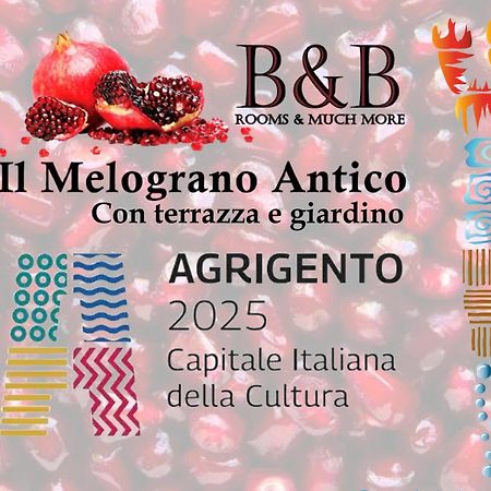 B&B Il Melograno Antico Con Terrazza E Giardino Agrigento Luaran gambar