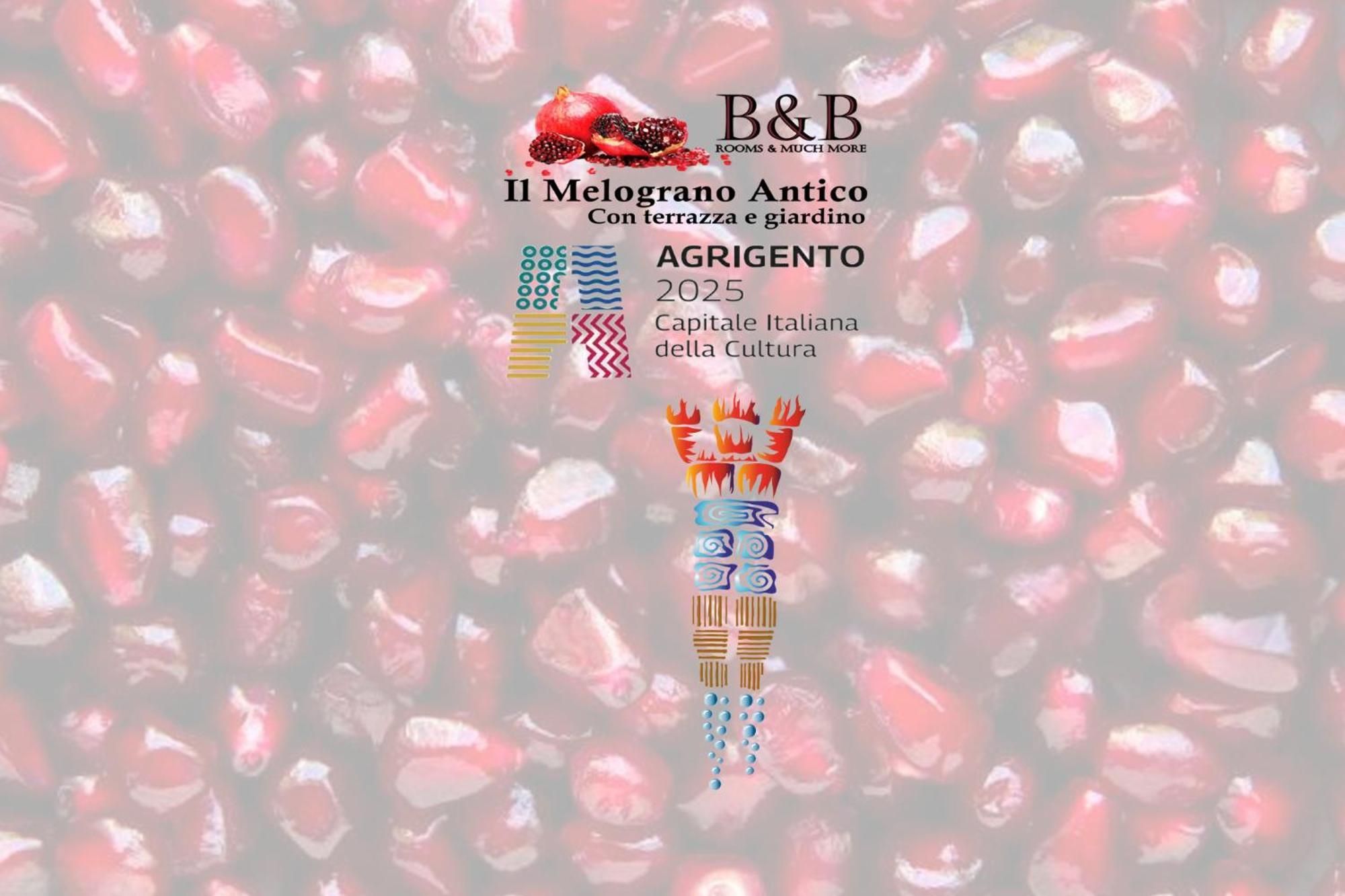 B&B Il Melograno Antico Con Terrazza E Giardino Agrigento Luaran gambar