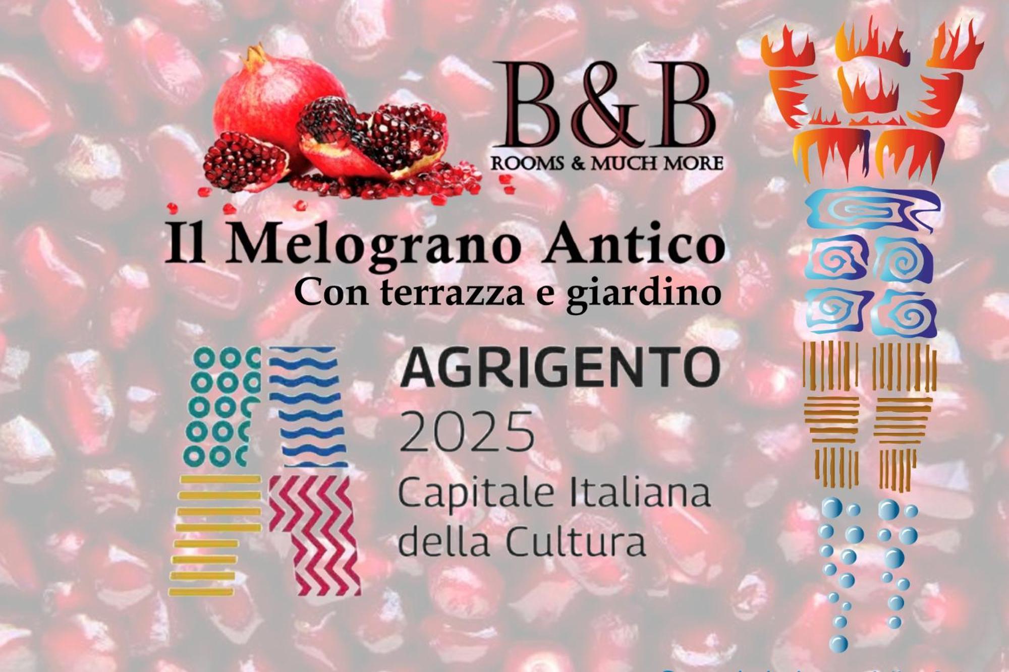 B&B Il Melograno Antico Con Terrazza E Giardino Agrigento Luaran gambar